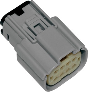 Molex 8-Position Female Connector - Molex 8-Pos Fem Conn Gry