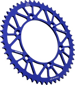 Blue Aluminum Rear Sprocket - 50 Teeth 520 Pitch