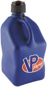 5.5 Gallon Motorsports Fluid Container - Blue Jug & Black Top