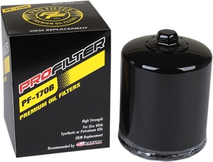 V-Twin Oil Filters - Black Oil Filter