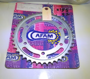 AFAM N.O.S. 42T Steel Rear Sprocket 530 for 800/GSX-R/TL - 16603-42