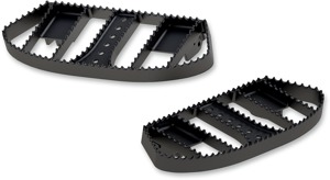 Serrated Driver Floorboards - Black