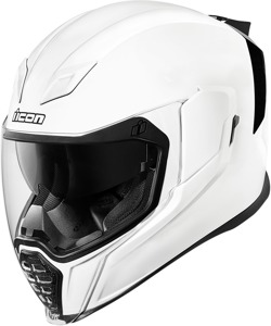 Airflite Full Face Helmet - Gloss White Small