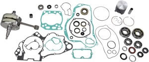 Engine Rebuild Kit w/ Crank, Piston Kit, Bearings, Gaskets & Seals - For 03-04 RM250