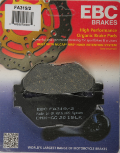 Standard Organic Rear Brake Pads - Yamaha