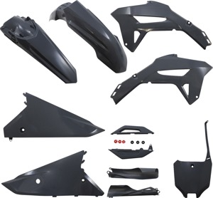 Full Plastic Kits for Honda - Plst Kt Full Gry Metallic