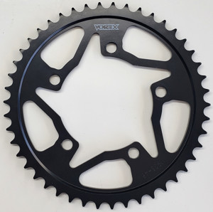 Carbon Steel 525 46T Drive Sprocket - Black - For 09-18 BMW S1000RR