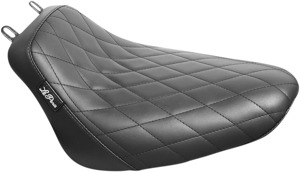 Bare Bones Diamond Vinyl Solo Seat Black Foam - For 18-20 HD FLDE FLHC