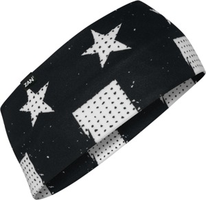 SportFlexT Headband - Headband Sptflx Blkwht Flag