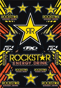 Sticker Sheets - Rockstar Energy Sticker Kit