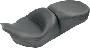 Ultra Touring Stitched Vinyl 2-Up Seat - For 08-20 Harley FLH FLT