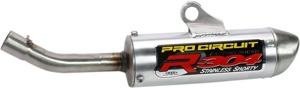 R-304 Shorty Aluminum Slip On Exhaust Silencer - For 02-07 Honda CR125R