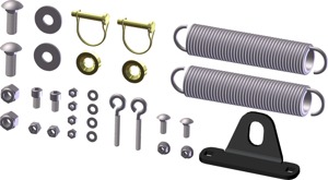 KFI ATV Plow Tube Hardware Kit