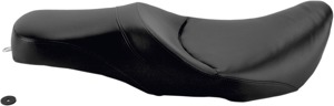 Pro Tour Plain 2-Up Seat Black Gel Low - For 97-07 Harley FLHR 06-07 FLHX