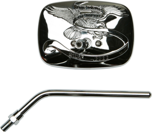 "Live to Ride" Spirit Mirror Right 10mm Chrome