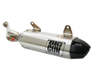 06-12 Kawasaki BRUTE FORCE 650 IRS EXO Stainless Slip On Exhaust