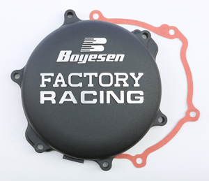 Black Factory Racing Clutch Cover - For 05-18 Yamaha YZ125