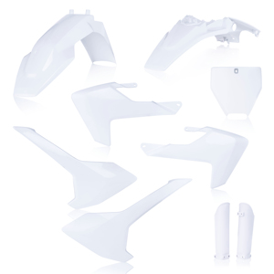 Full Plastic Kit - White Original 2020 - For 17-23 Husqvarna TC 65