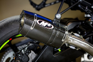 Tech1 Carbon Fiber & Stainless Full Exhaust w/ Titanium Midpipe - For 17-24 Suzuki GSXR1000