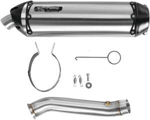 Stainless Steel S1R Slip On Exhaust - For 19+ KTM 790 Adventure