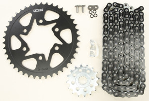 V3 Chain & Sprocket Kit Black RX Chain 520 16/42 Black Steel - For 06-07 Kawasaki ZX10R