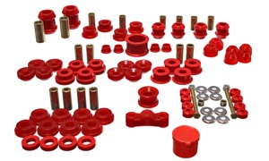 Red Hyper-Flex Master Bushing Set - For 94-01 Acura Integra (except Type R)