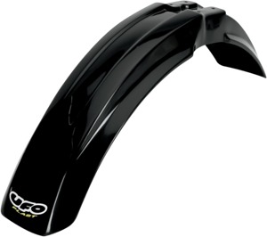 Front fender - black - for Kawasaki - Fits Kawasaki KDX200/KX125/KX250/KX500 90-02