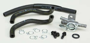 Replacement Fuel Petcock Kit w/ Hose & Clamps - For 05-07 Honda CRF450X