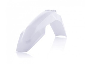 Front Fender - 2020 White - For Most 16-22 Husqvarna TE/FE/FC 125/250/350/450/501