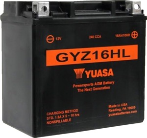 GYZ High-Performance AGM Batteries - Gyz16Hl Yuasa Battery