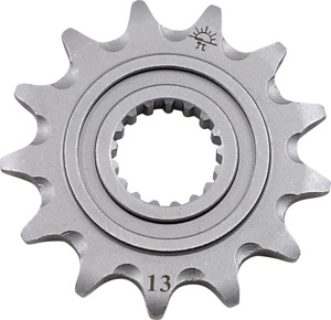 Front Steel Countershaft Sprocket Self Cleaning - 13 Tooth 520