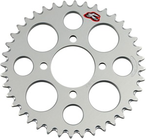 03-08 Kawasaki KFX400/ Suzuki LTZ400 Rear Sprocket Grooved - Silver 520-40 Teeth