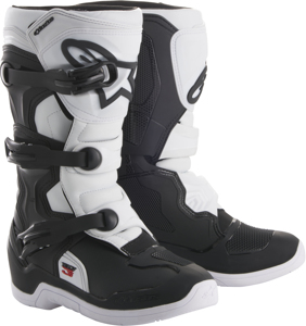 Youth Tech 3S MX Boots Black/White US Y-07