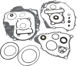 Complete Gasket Kit w/Oil Seals - For Many 89-09 Yamaha A/C 4T ATVs