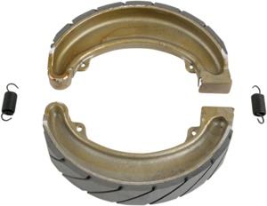 Grooved Organic Rear Brake Shoes w/ Springs - For 85-87 ATC250ES & ATC250SX & TRX250 & 88-00 TRX300