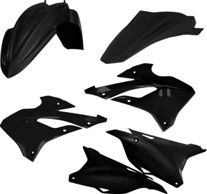 Standard Plastic Kits for Kawasaki - Std Plastic Kit Blk