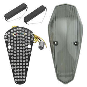 Smoke Integrated Tail Light - LED Stop & Turn Lights - AERO 750 04-07