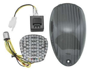 Smoke Integrated Tail Light - LED Stop & Turn Lights - 900 CUST/CLSC/LT