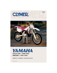 Shop Repair & Service Manual - Soft Cover - For 88-93 Yamaha YZ125/250