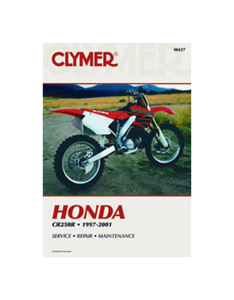 Shop Repair & Service Manual - Soft Cover - For 1997-2001 Honda CR250R