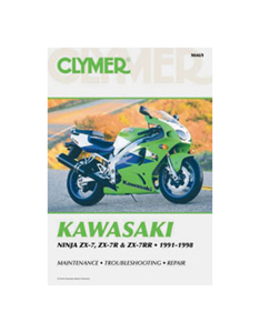 Shop Repair & Service Manual - Soft Cover - For 1991-1998 Kawasaki Ninja ZX7