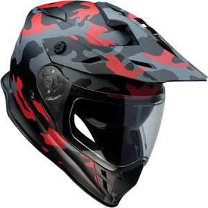 Range Dual Sport Helmet Medium - Red Camo