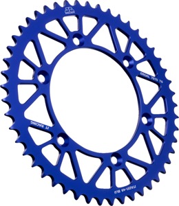 Blue Aluminum Rear Sprocket - 49 Teeth 520 Pitch