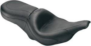 Sport Touring Plain Vinyl 2-Up Seat - For 97-07 Harley FLHT FLTR