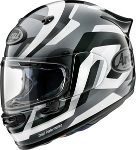 Arai Contour-X Snake Helmet XS White/Black/Silver - Full face helmet with Snake graphic