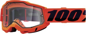 100% Accuri 2 Enduro MTB Goggles - Orange w/ Clear Lens