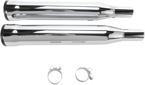 3" RPT Chrome Slip On Dual Exhaust - For 04-13 H-D XL Sportsters