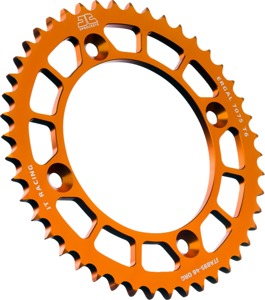 Orange Aluminum Rear Sprocket - 46 Teeth 428 Pitch - For 04-23 KTM 85