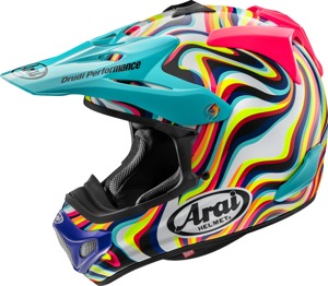 Arai VX-Pro4 Stream Helmet - Small - Off-road MX helmet with Stream graphic