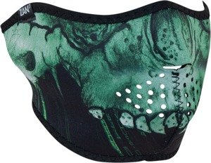 Half-Face Neoprene Mask - Half Face Mask Neo Cyber Skull